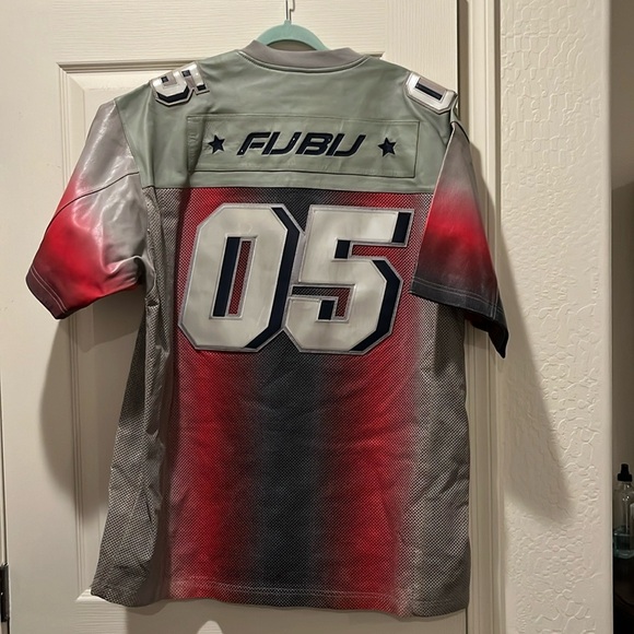 VINTAGE Rare FUBU Men’s Leather Jersey - Picture 2 of 10